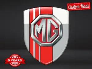 MG Firmenlogosticker Limitiert Minimal Hochwertig